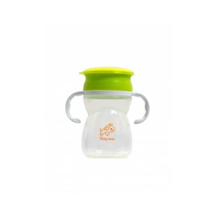 Поїльник-непроливайка Baby team з ручками 300мл 5035