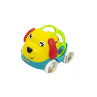 Розвиваюча іграшка-брязкальце Baby team Машинка-собачка 8411