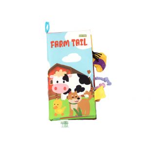 Книга-игрушка текстильная Baby team Хвостики 8725