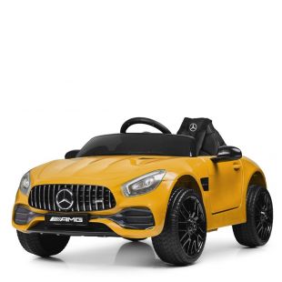 Електромобіль дитячий Mercedes жовтий M 4062EBLR-6
