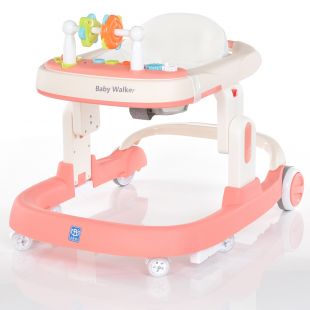 Ходунки Bambi бело-розовые M 5032-8