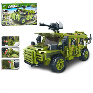 Конструктор Limo Toy военная машина, 419 деталей KB 2013