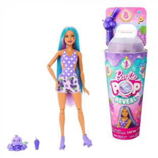 Кукла Barbie Pop Reveal Сочные фрукты Виноградная содовая HNW44