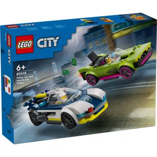 Конструктор LEGO City Переслідування маслкара на поліцейському автомобілі 60415