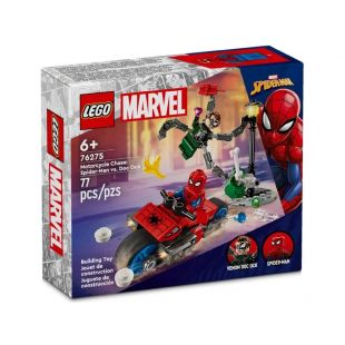 Конструктор LEGO Super Heroes Погоня на мотоциклах Людина-Павук vs. Доктор Восьминіг 76275