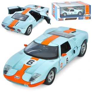 Машина металлическая, Ford GT, 1:24, резиновые колеса. 79641