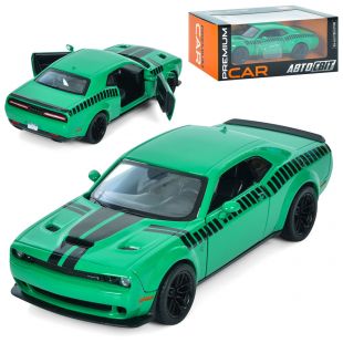 Машинка АвтоСвіт 2018 Dodge Challenger SRT 1:24 металлическая AP-1925