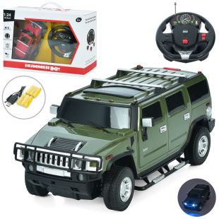 Джип радиоуправляемый, Hummer H2, 1:24, USB, 2 цвета 27020A