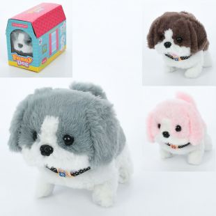 М'яка іграшка собака, 3 кольори MP 2316-7