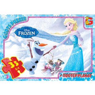 Пазли G-Toys із серії Frouzen (Льодяне Сердце), 35 елементів FR052   в Україні