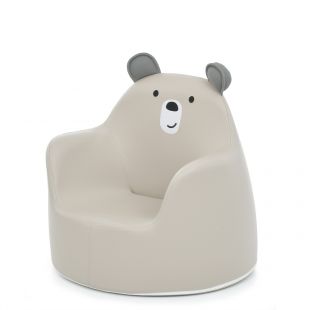 Крісло-пуфік дитяче Bambi, ведмедик, меморі-форм, екошкіра, M 5721 Bear