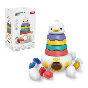 Пірамідка 4 кільця, неваляшка, сортер, яйця-пазли 889-11