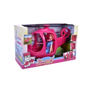 Игровой набор Bettina Кукла в вертолете 68298