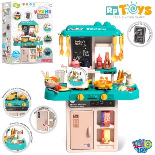 Детская кухня Limo Toy мойка, духовка, плита, посуда, продукты 889-257