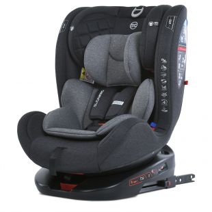 Автокресло детское El Camino Everest серое ME 1114 Light Gray