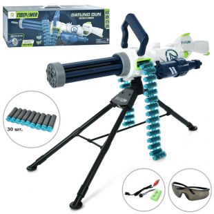 Автомат дитячий стріляє м'якими кулями-присосками M610