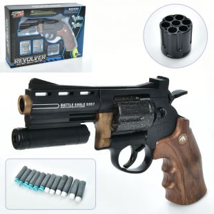 Пістолет дитячий з м'якими кулями 12 шт. KB1214