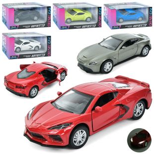 Машинка АвтоСвіт металлическая, 1:32-38, в ассортименте AS-3144
