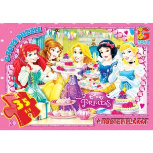 Пазли G-Toys із серії Принцеси Дісней, 35 елементів PD89   замовити