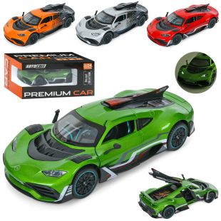 Машинка АвтоСвіт 1:24 металлическая в ассортименте AP-2040
