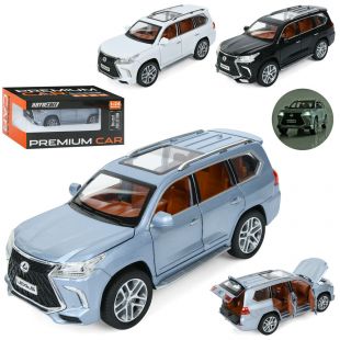 Джип АвтоСвіт металлический 1:24, инерциона, 3 цвета AP-2031