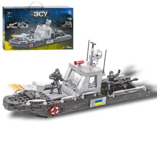 Конструктор Limo toy военный катер KB 1116