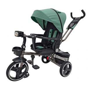 Велосипед триколісний Turbotrike з ручкою, зелений MT 1003-4