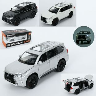 Джип АвтоСвіт металлический 1:22, инерциона, 3 цвета AP-1982