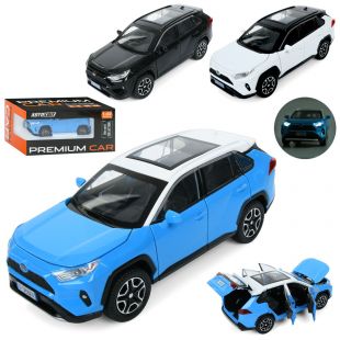 Джип АвтоСвіт металлический 1:22, инерциона, 3 цвета AP-1989