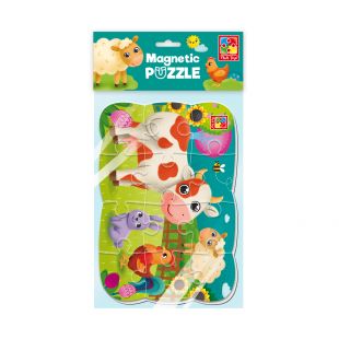 Мягкие пазлы магниты Vladi Toys Ферма VT3205-89