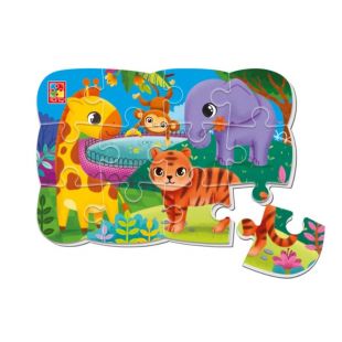Магнитные пазлы Vladi Toys Малыш сможет Зоопарк VT3205-90