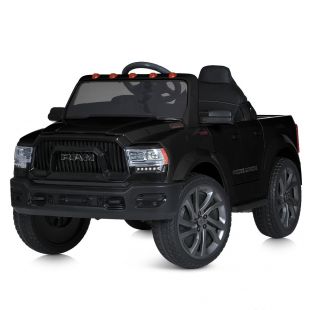 Електромобіль дитячий Bambi Racer джип на радіокеруванні чорний M 5766EBLR-2