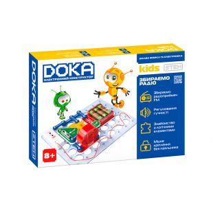 Електронний конструктор Doka Збираємо радіо D70703