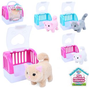 Интерактивная мягкая игрушка Limo Toy кот, 4 вида 667-24