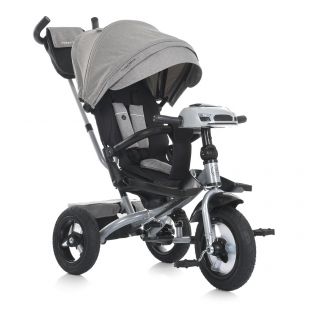 Велосипед триколісний Turbotrike з ручкою, сірий MT 1007-8