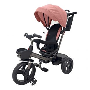 Велосипед трехколесный Turbotrike с ручкой, персиковый MT 1001-7