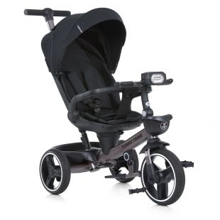 Велосипед триколісний Turbotrike з ручкою, чорний MT 1002-1