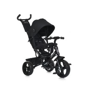 Велосипед триколісний Turbotrike з ручкою чорний MT 1005-1