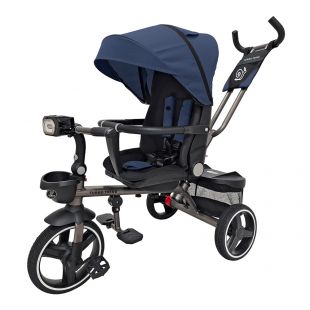 Велосипед триколісний Turbotrike з ручкою, синій MT 1003-9
