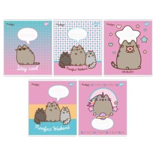 Зошит YES А5, 12 аркушів клітинка Pusheen 766923