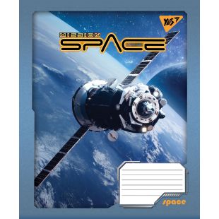 Зошит для записів YES А5, 48 аркушів, клітинка, Space 766447