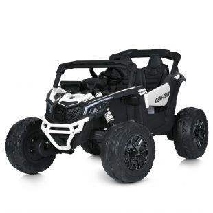 Електромобіль дитячий Bambi Racer джип на радіокеруванні білий M 5099EBLR-1(24V)