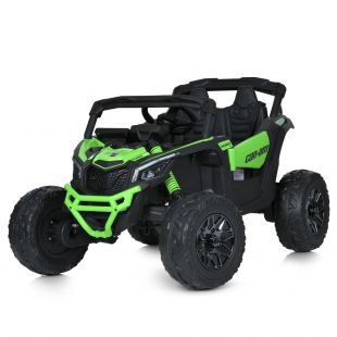 Електромобіль дитячий Bambi Racer джип на радіокеруванні зелений M 5099EBLR-5(24V)
