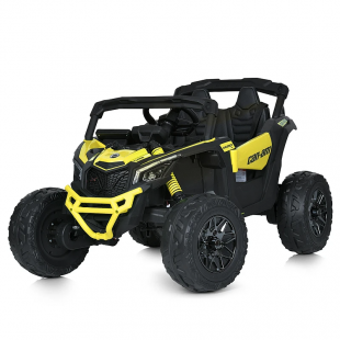 Электромобиль детский Bambi Racer джип на радиоуправлении желтый M 5099EBLR-6