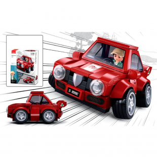 Конструктор SLUBAN  авто серія, машина, 1:40, 4 види (від 156 деталей) M38-B1207