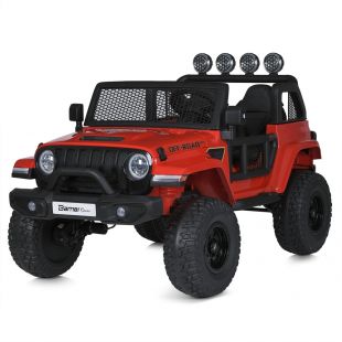 Електромобіль дитячий Bambi Racer джип на радіокеруванні червоний M 5780EBLR-3