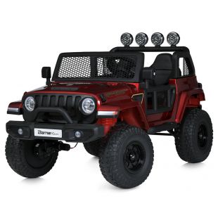 Електромобіль дитячий Bambi Racer джип на радіокеруванні червоний M 5780EBLRS-3