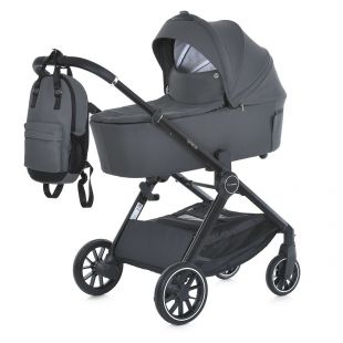 Візок дитячий El Camino GENESIS 2в1 чорний ME 1126 Jet Black