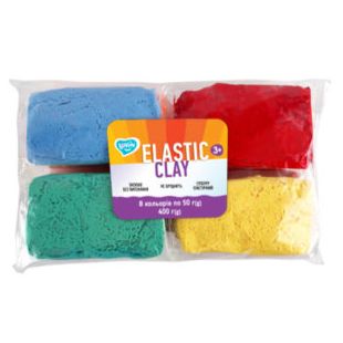 Набор для лепки с воздушным пластилином Elastic Clay ТМ Lovin 70164