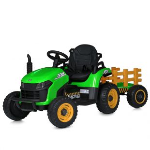 Электромобиль детский Bambi Racer трактор зеленый M 5111EBLR-5